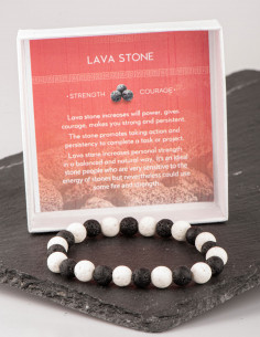 ΒΡΑΧΙΟΛΙ ΜΕ ΗΜΙΠΟΛΥΤΙΜΟΥΣ ΛΙΘΟΥΣ - Lava Stone