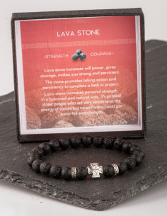 ΒΡΑΧΙΟΛΙ ΜΕ ΗΜΙΠΟΛΥΤΙΜΟΥΣ ΛΙΘΟΥΣ - Lava Stone