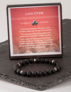 ΒΡΑΧΙΟΛΙ ΜΕ ΗΜΙΠΟΛΥΤΙΜΟΥΣ ΛΙΘΟΥΣ - Lava Stone