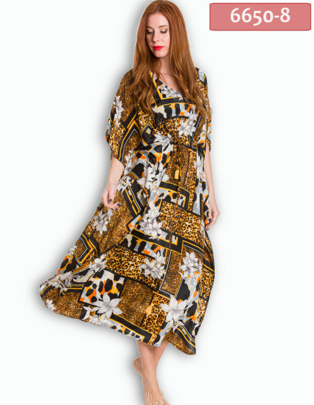 ΚΑΦΤΑΝΙ ΜΑΚΡΥ ART SILK ΜΕ ADJUSTER