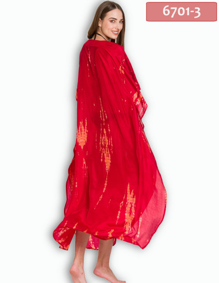 ΚΑΦΤΑΝΙ ΜΑΚΡΥ ΜΕΤΑΞΩΤΟ TIE DYE ΜΕ ADJUSTER