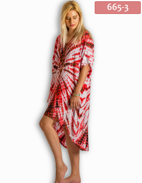 ΚΑΦΤΑΝΙ MIDI ΑΣΥΜΜΕΤΡΟ TIE DYE EXPLOSION