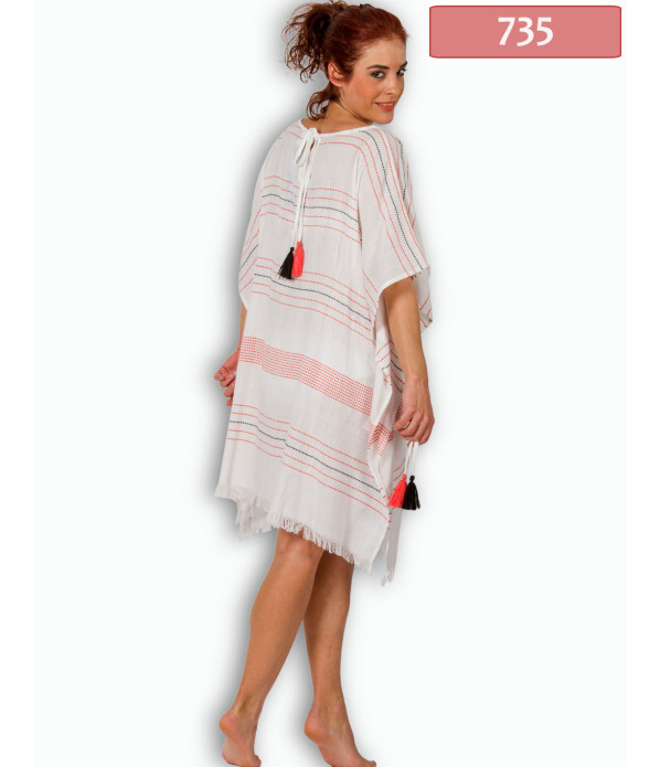 ΚΑΦΤΑΝΙ PONCHO ΜΕ ΦΟΥΝΤΕΣ