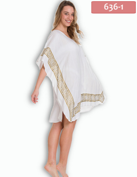 ΚΑΦΤΑΝΙ PONCHO ΧΡΥΣΟΤΥΠΙΑ ΜΕ ΜΑΙΑΝΔΡΟ