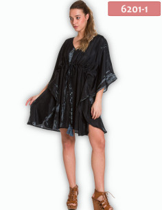 ΚΑΦΤΑΝΙ MIDI ΜΕΤΑΞΩΤΟ TIE DYE ΜΕ ADJUSTER