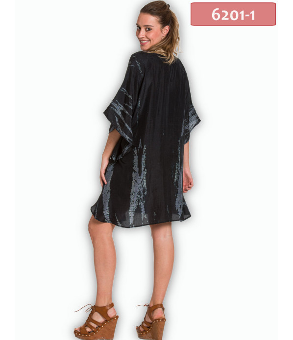 ΚΑΦΤΑΝΙ MIDI ΜΕΤΑΞΩΤΟ TIE DYE ΜΕ ADJUSTER