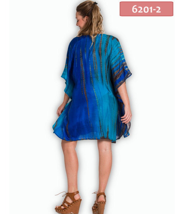 ΚΑΦΤΑΝΙ MIDI ΜΕΤΑΞΩΤΟ TIE DYE ΜΕ ADJUSTER