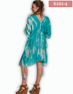 ΚΑΦΤΑΝΙ MIDI ΜΕΤΑΞΩΤΟ TIE DYE ΜΕ ΠΛΑΪΝΟ ADJUSTER 2