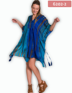 ΚΑΦΤΑΝΙ MIDI ΜΕΤΑΞΩΤΟ TIE DYE ΜΕ ΠΛΑΪΝΟ ADJUSTER