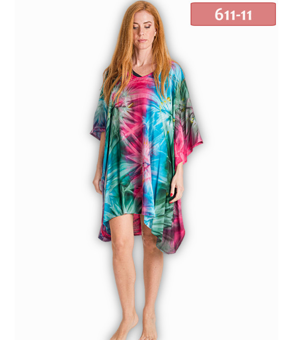 ΚΑΦΤΑΝΙ PONCHO EXPLOSION TIE-DYE