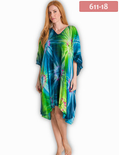 ΚΑΦΤΑΝΙ PONCHO EXPLOSION TIE-DYE