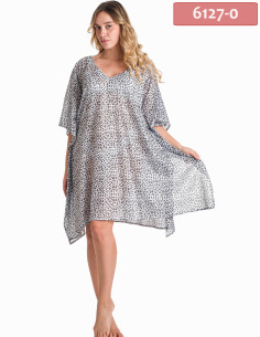 ΚΑΦΤΑΝΙ PONCHO ANIMAL PRINT