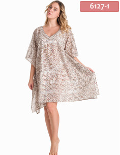 ΚΑΦΤΑΝΙ PONCHO ANIMAL PRINT