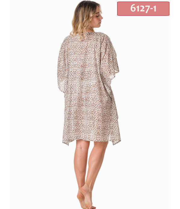 ΚΑΦΤΑΝΙ PONCHO ANIMAL PRINT