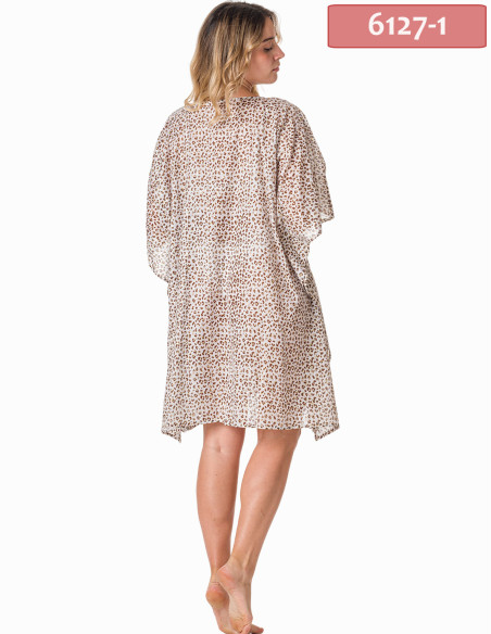 ΚΑΦΤΑΝΙ PONCHO ANIMAL PRINT