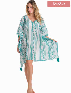 ΚΑΦΤΑΝΙ PONCHO ΜΕ ΦΟΥΝΤΕΣ