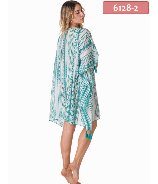 ΚΑΦΤΑΝΙ PONCHO ΜΕ ΦΟΥΝΤΕΣ