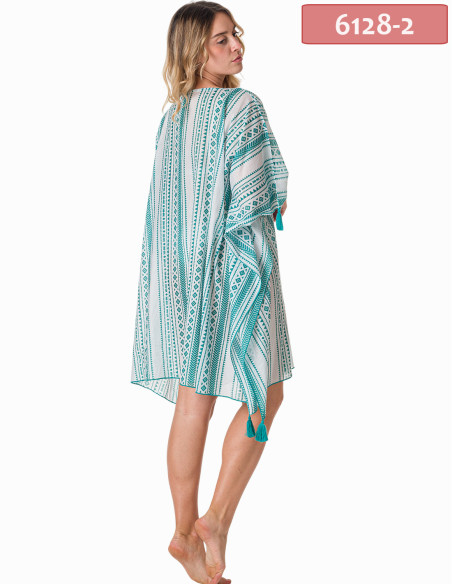 ΚΑΦΤΑΝΙ PONCHO ΜΕ ΦΟΥΝΤΕΣ