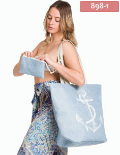 ΤΣΑΝΤΑ ΘΑΛΑΣΣΗΣ ΜΕ ΠΟΡΤΟΦΟΛΙ