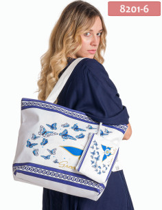 ΤΣΑΝΤΑ ΘΑΛΑΣΣΗΣ ΜΕ ΦΕΡΜΟΥΑΡ & ΠΟΡΤΟΦΟΛΙ